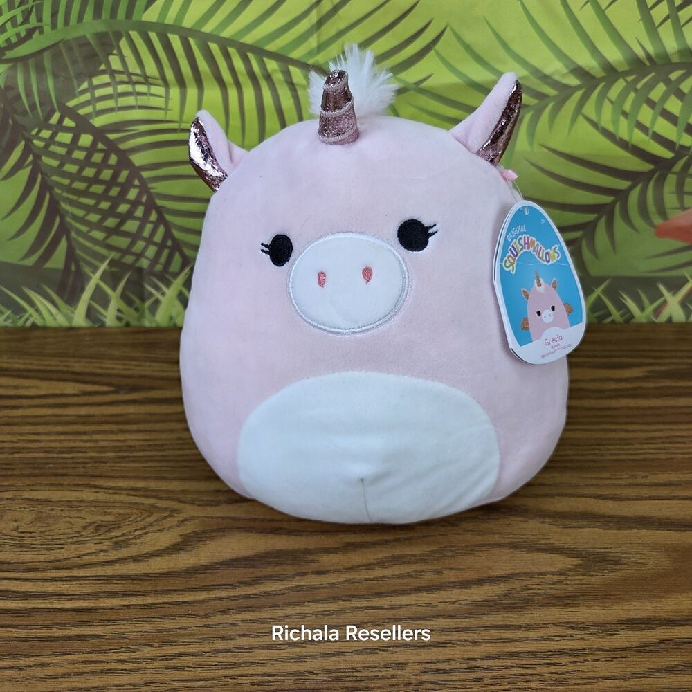 Squishmallows Grecia the Pegacorn 8" Plush Kellytoy Unicorn Pegasus 2021 New